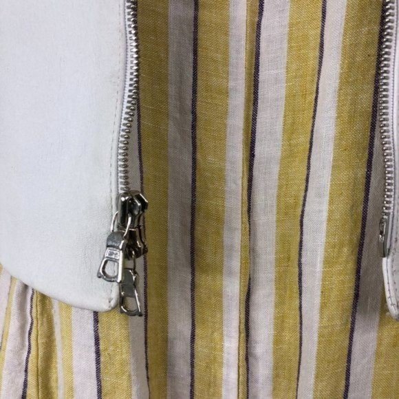 Shari's Place Cropped Leather Round Neck Jacket - Picture 3 of 13